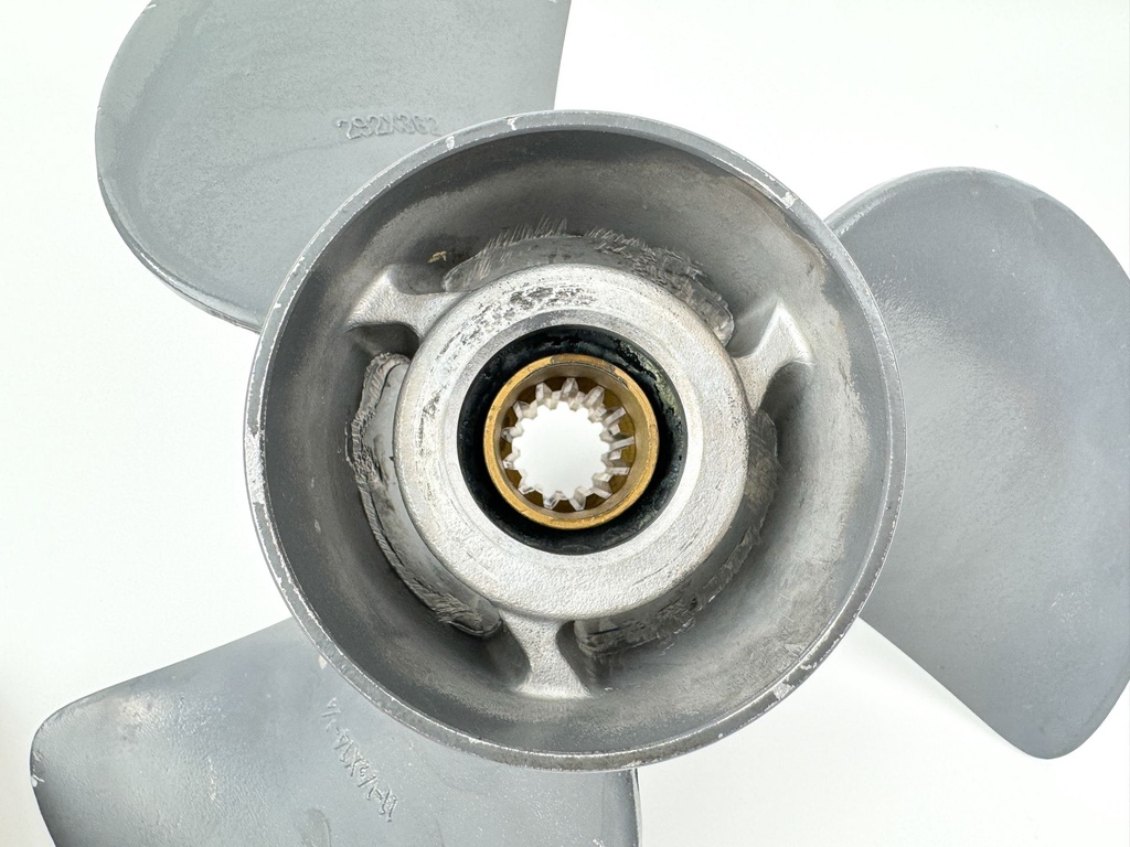 2006 Honda 50 HP 4 Stroke Outboard Propeller Prop 11 1/2" x 14.5P 3 Blade