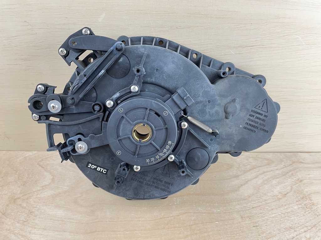 2001 Johnson 115HP Outboard Flywheel Cover With Timing Wheel 0513917 0433581