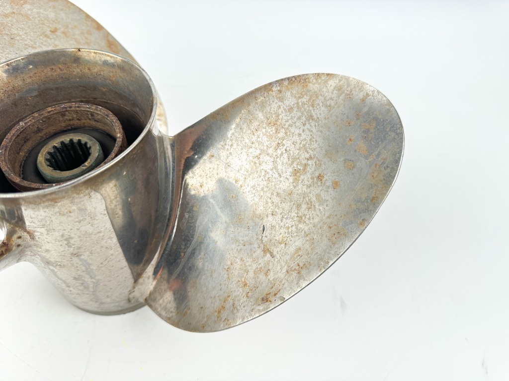 Suzuki 3 Blade Stainless Steel Prop 3 x 14" x 18P 15 Spline