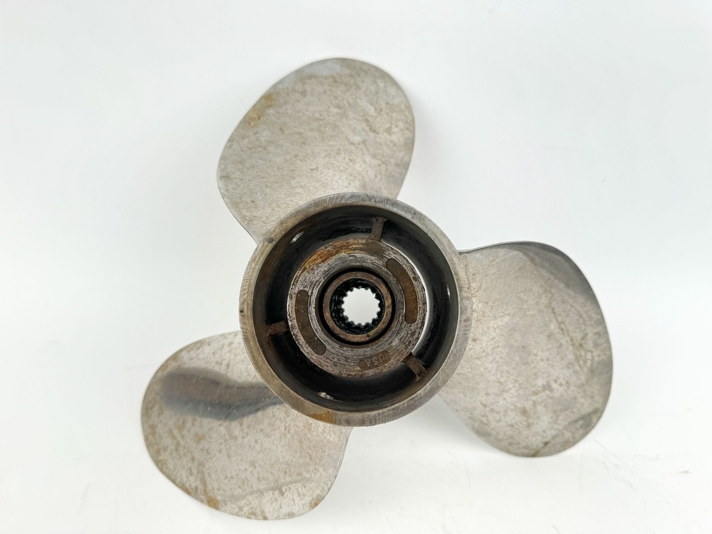Suzuki 3 Blade Stainless Steel Prop 3 x 14" x 18P 15 Spline