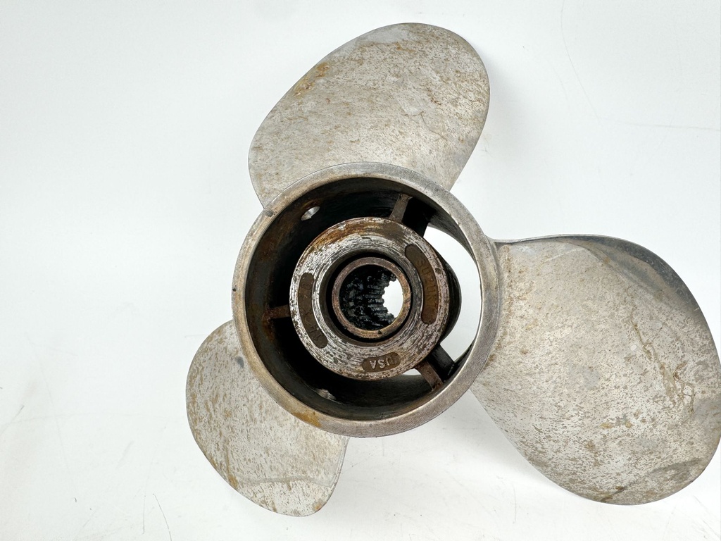 Suzuki 3 Blade Stainless Steel Prop 3 x 14" x 18P 15 Spline