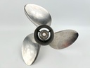 Suzuki 3 Blade Stainless Steel Prop Propeller 3 x 16" x 20P RH