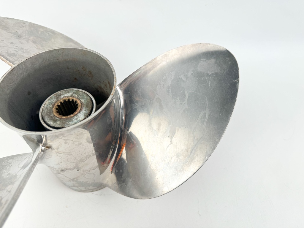Suzuki 3 Blade Stainless Steel Prop Propeller 3 x 16" x 20P RH