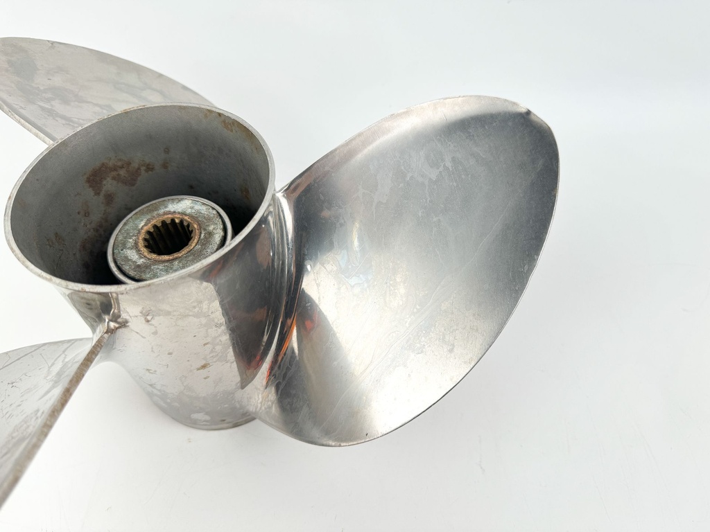 Suzuki 3 Blade Stainless Steel Prop Propeller 3 x 16" x 20P RH