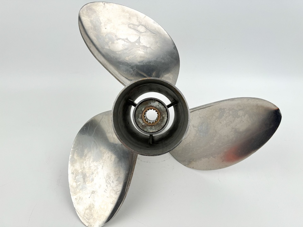 Suzuki 3 Blade Stainless Steel Prop Propeller 3 x 16" x 20P RH