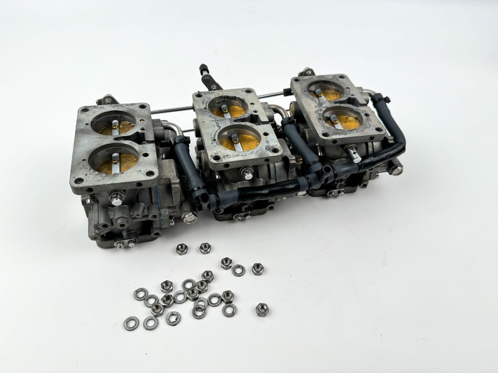 1996 Yamaha 150 HP 2 Stroke Outboard Carburetor Set - Parts