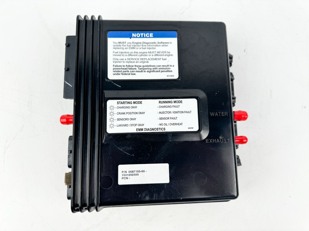 2013 Evinrude 150 HP 2 Stroke Outboard Engine Control Unit ECU 0587155 OEM