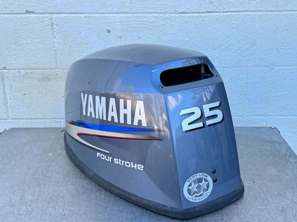 2002-2009 Yamaha 25HP 4 Stroke Outboard Top Cowling Cover Hood