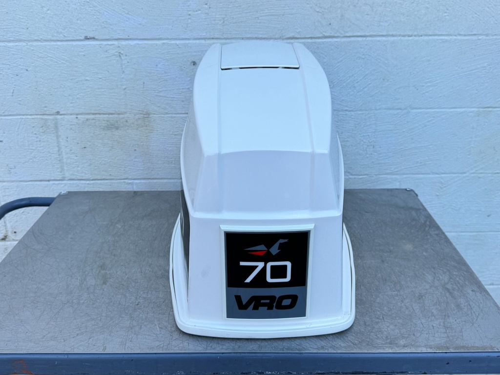 Evinrude 70HP VRO 2 Stroke Outboard Top Cowling Cover - Cracked