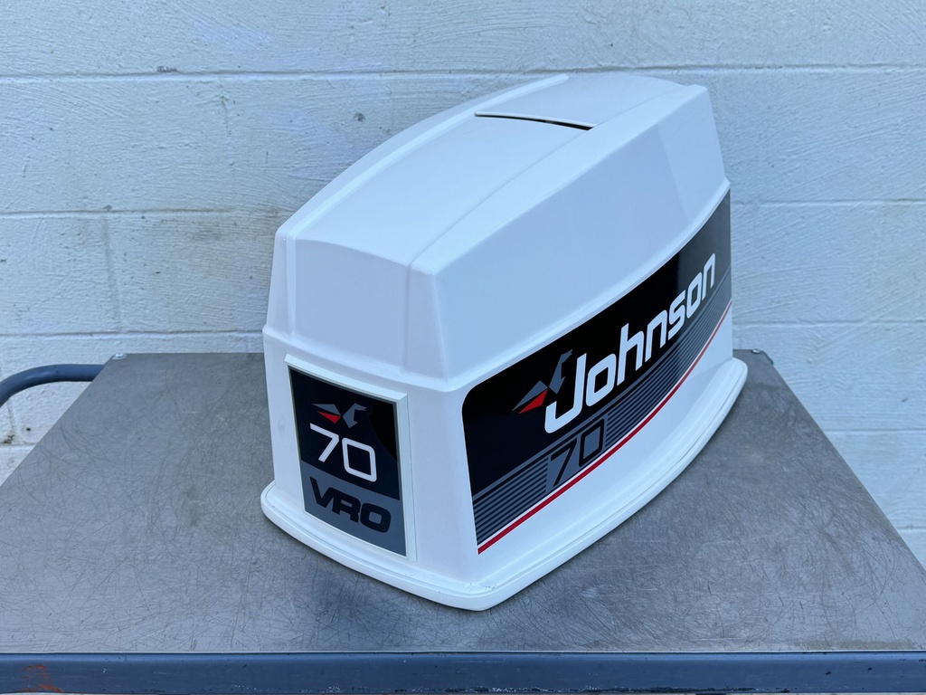 Evinrude 70HP VRO 2 Stroke Outboard Top Cowling Cover - Cracked