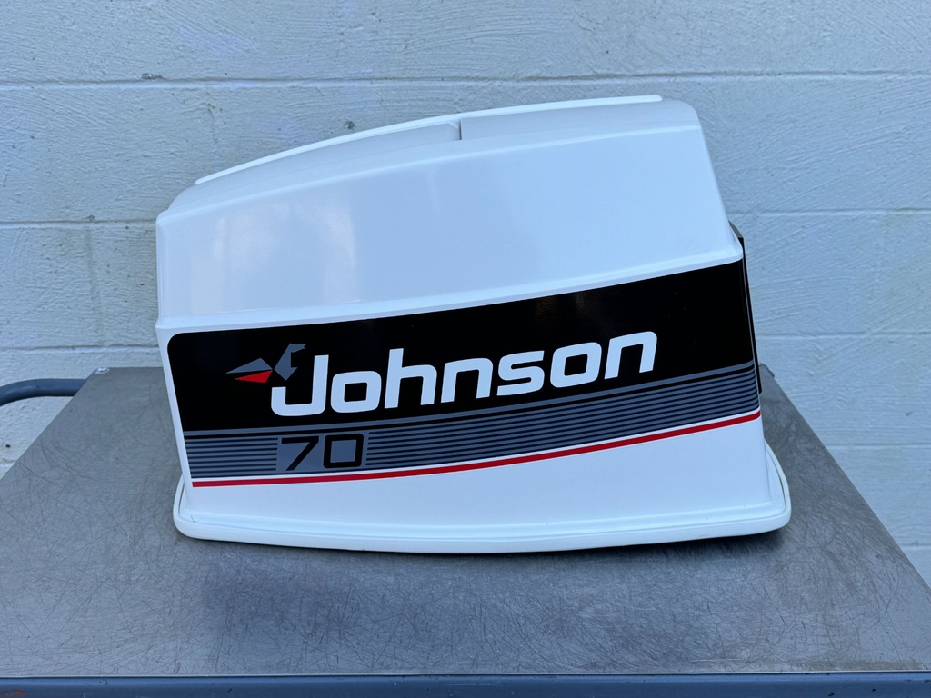 Evinrude 70HP VRO 2 Stroke Outboard Top Cowling Cover - Cracked