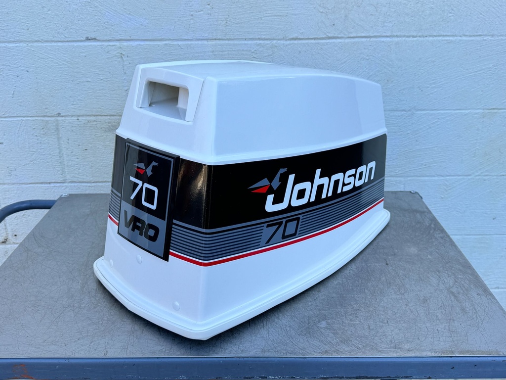 Evinrude 70HP VRO 2 Stroke Outboard Top Cowling Cover - Cracked