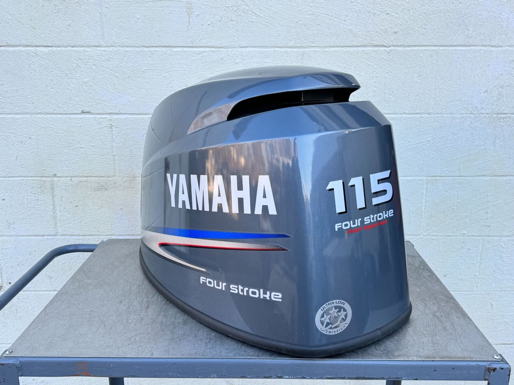 Yamaha Cowling F 115 115 HP 4 Stroke Outboard Top Cover Hood 2002-2011