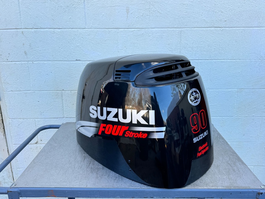 2001-11 Suzuki DF90 90HP Outboard Top Cover Cowling Hood