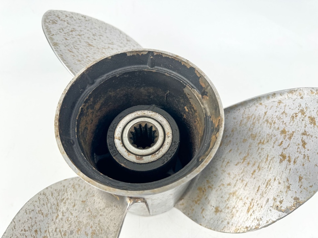 Evinrude Johnson Stainless Steel Prop Propeller SST 13 3/8" x 17P 389948