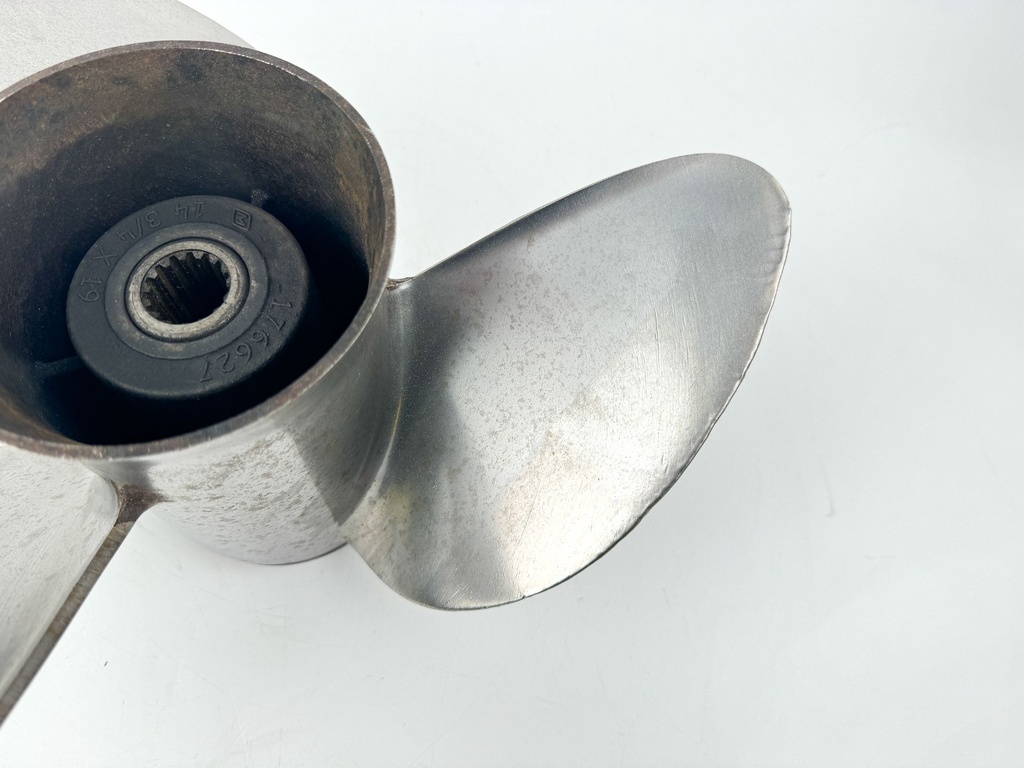 Evinrude Johnson OMC Viper Stainless Steel Prop Propeller 14 3/4" x 19P RH
