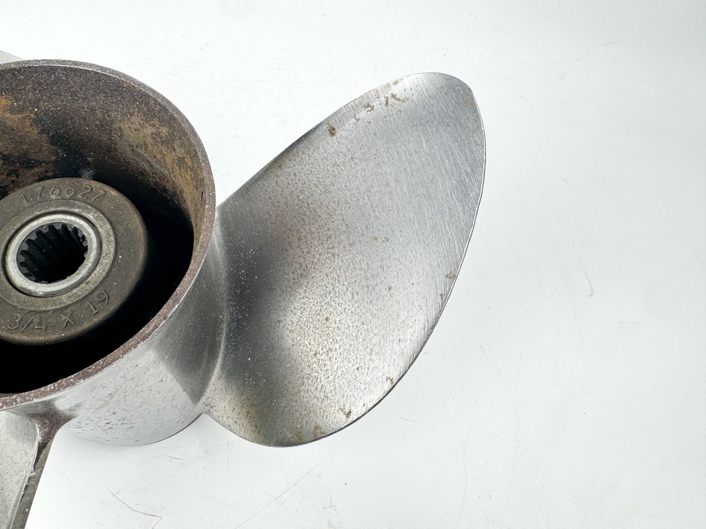 Viper Stainless Steel Prop Propeller 14 3/4" x 19P RH Evinrude Johnson OMC