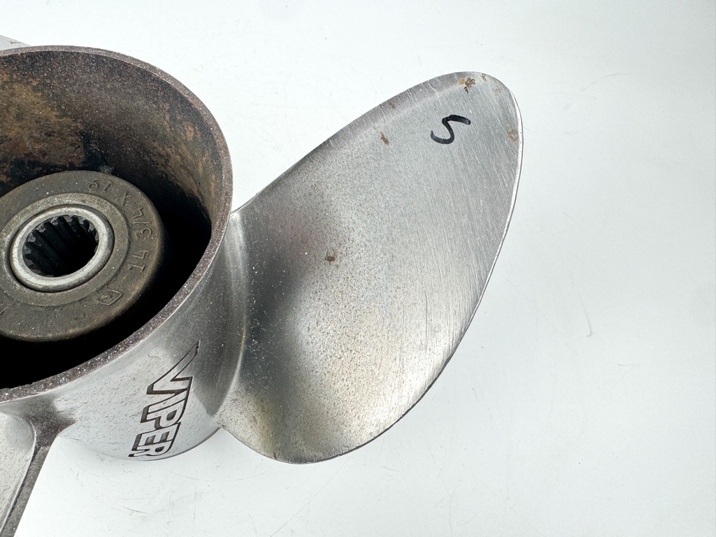 Viper Stainless Steel Prop Propeller 14 3/4" x 19P RH Evinrude Johnson OMC