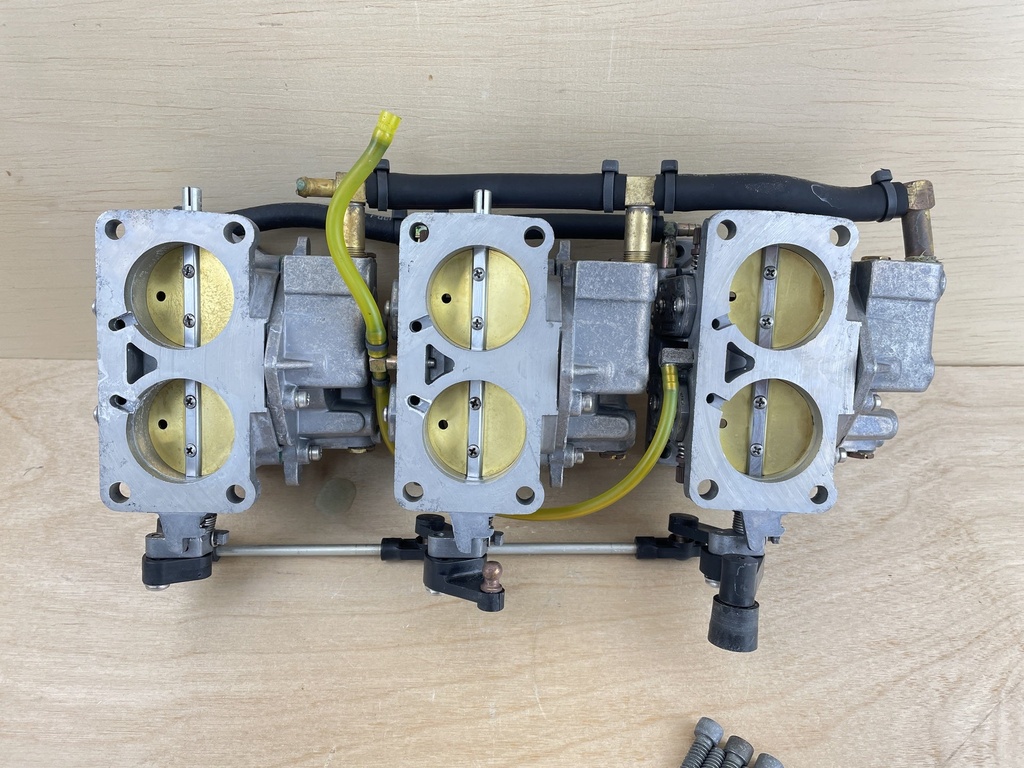 1998 Mercury 150HP 2 Stroke Outboard Top Middle Bottom Carburetor Assembly