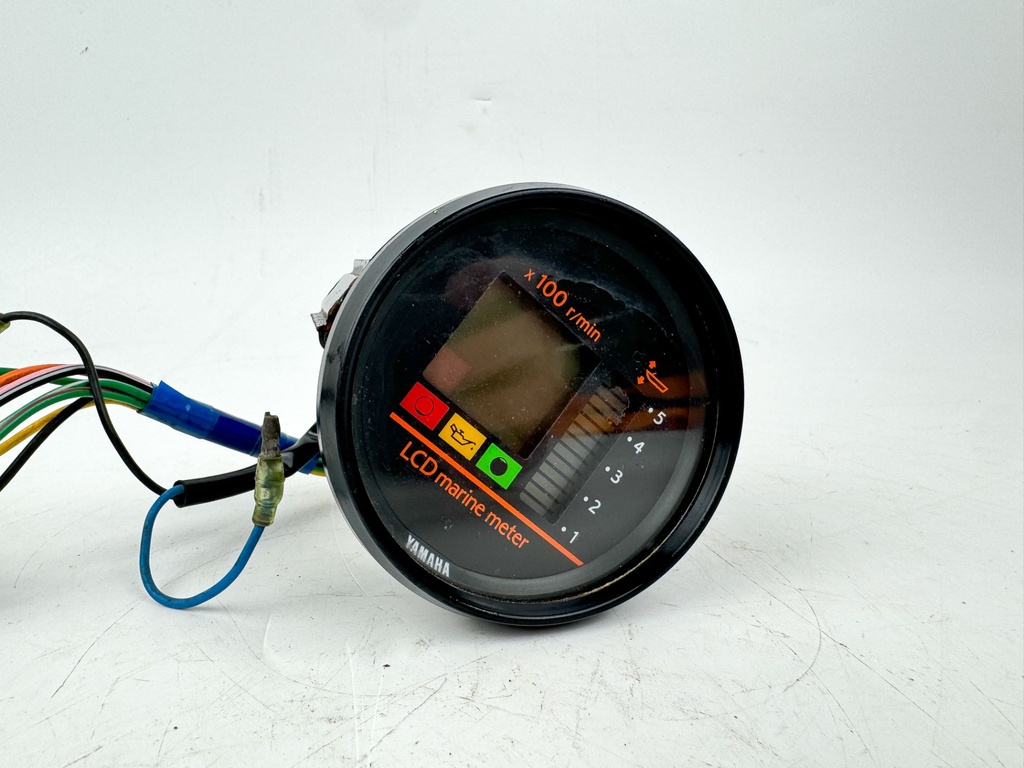 Yamaha LCD Marine Multi Meter Gauge Display Speed Trip Time Fuel - Tested