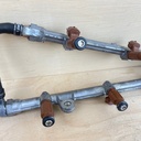 2011 Suzuki DF300 300HP Outboard Fuel Injector Set With Rail 15710-96J00