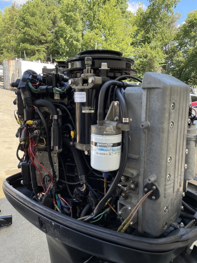 1997 Mercury 250HP EFI 2 Stroke Outboard Engines 25" XL Shaft Pair