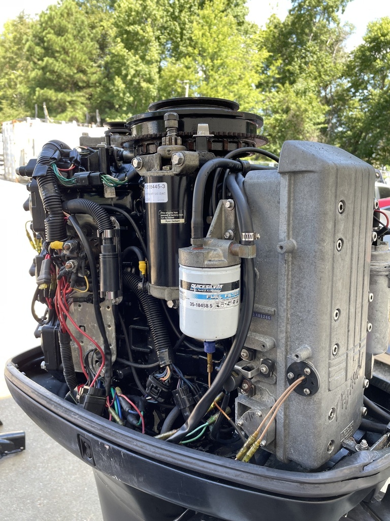 1997 Mercury 250HP EFI 2 Stroke Outboard Engines 25" XL Shaft Pair