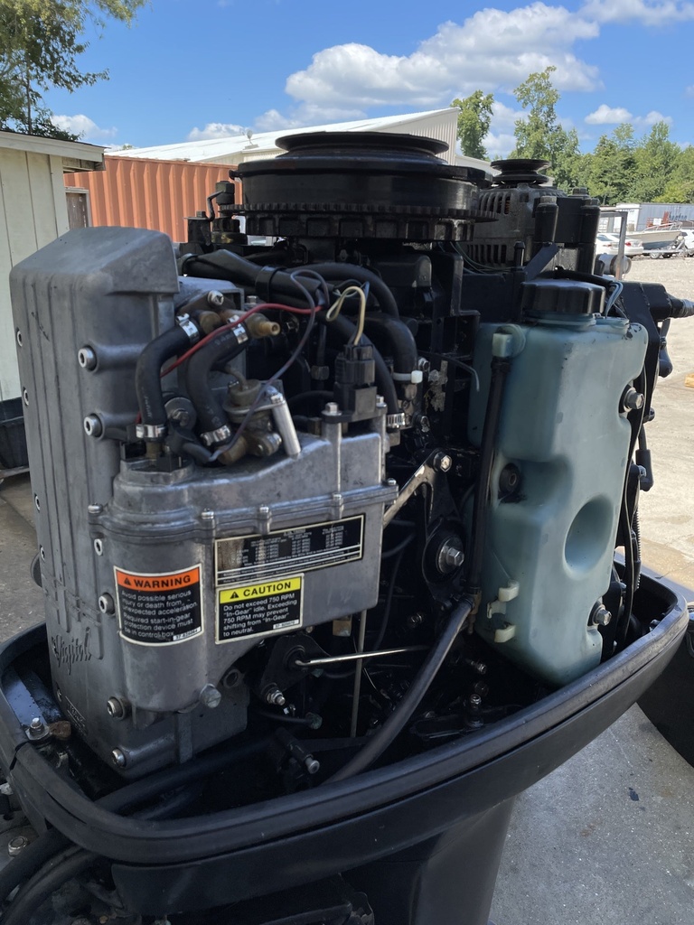 1997 Mercury 250HP EFI 2 Stroke Outboard Engines 25" XL Shaft Pair