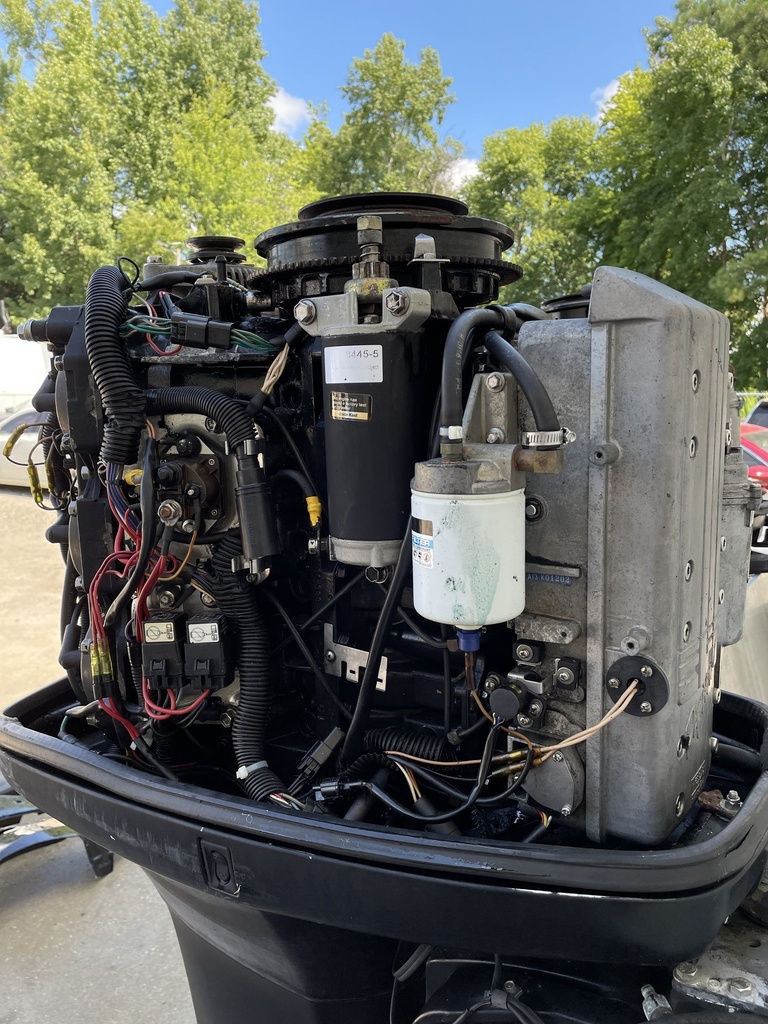 1997 Mercury 250HP EFI 2 Stroke Outboard Engines 25" XL Shaft Pair