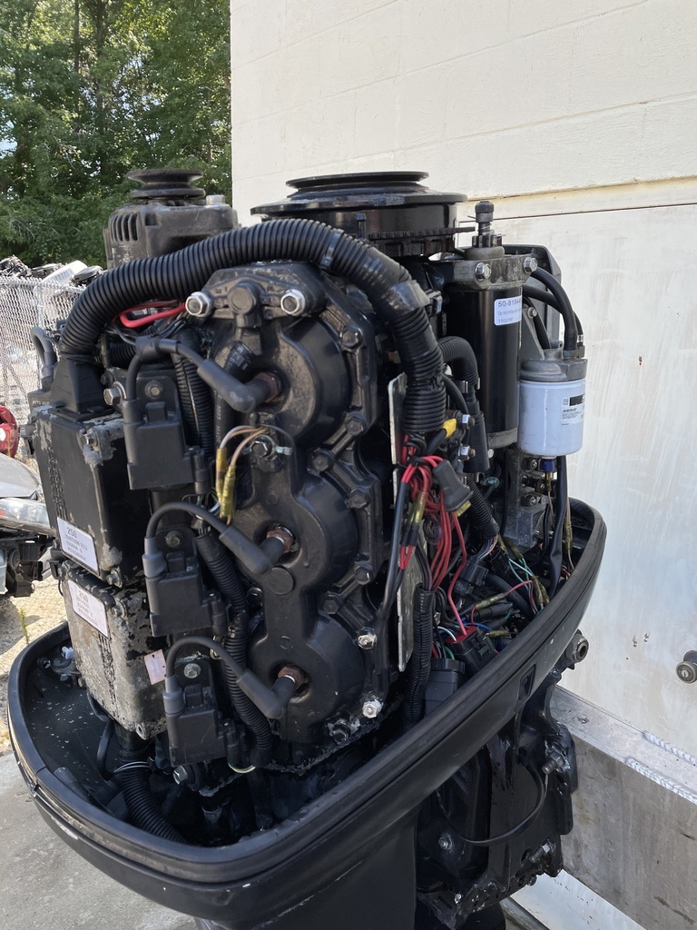 1997 Mercury 250HP EFI 2 Stroke Outboard Engines 25" XL Shaft Pair