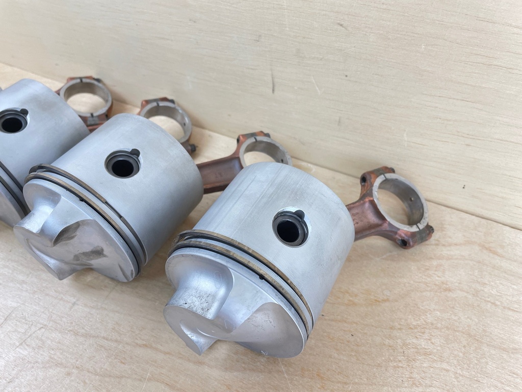 1996 Mercury 120HP Force Outboard 2 Stroke Piston Assembly Set 4 828304A2 828304A13