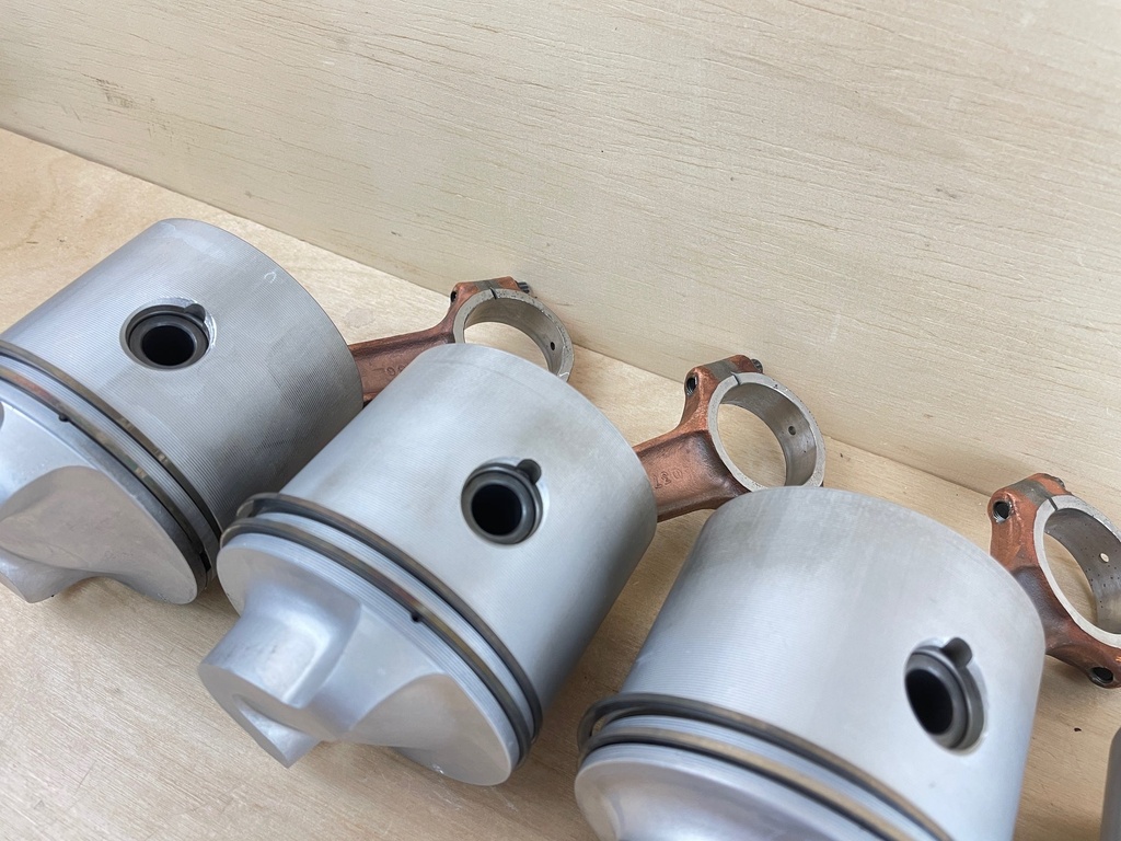 1996 Mercury 120HP Force Outboard 2 Stroke Piston Assembly Set 4 828304A2 828304A13