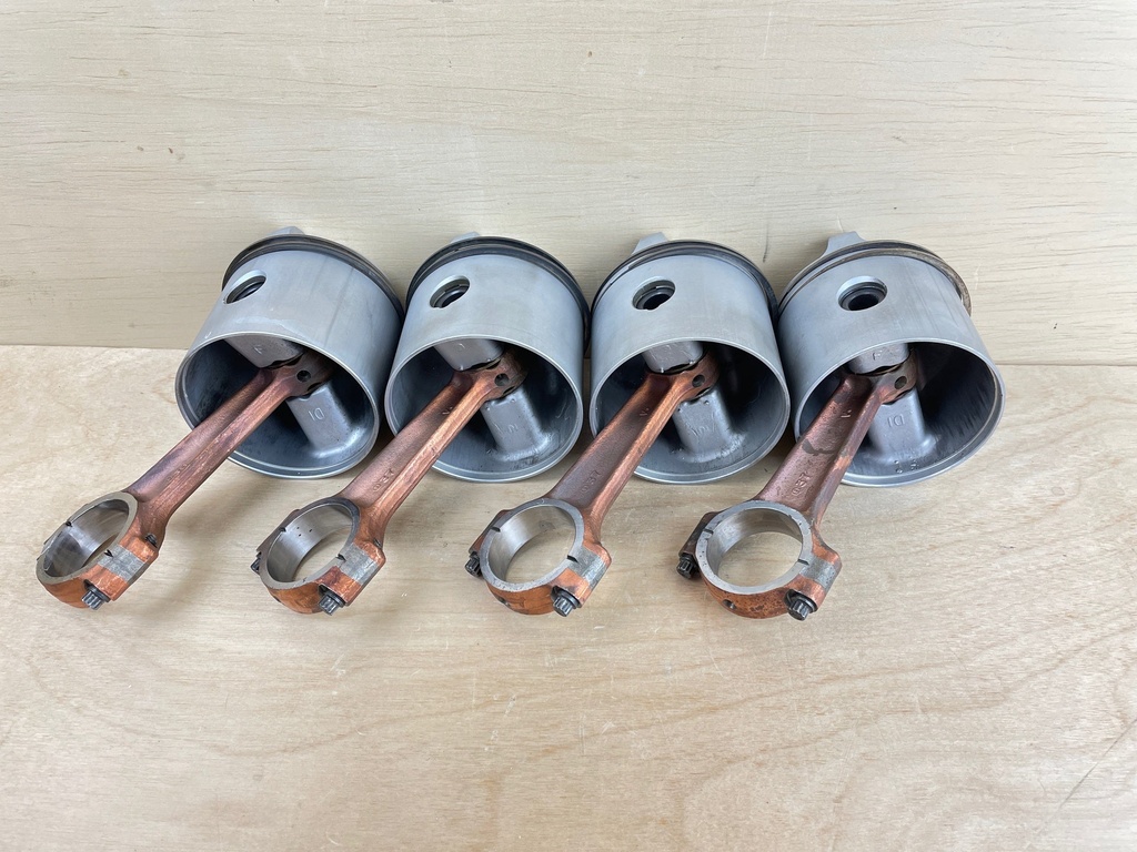 1996 Mercury 120HP Force Outboard 2 Stroke Piston Assembly Set 4 828304A2 828304A13