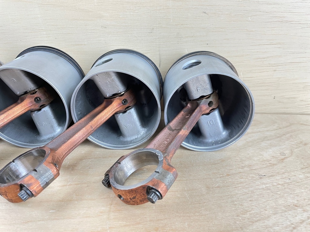 1996 Mercury 120HP Force Outboard 2 Stroke Piston Assembly Set 4 828304A2 828304A13