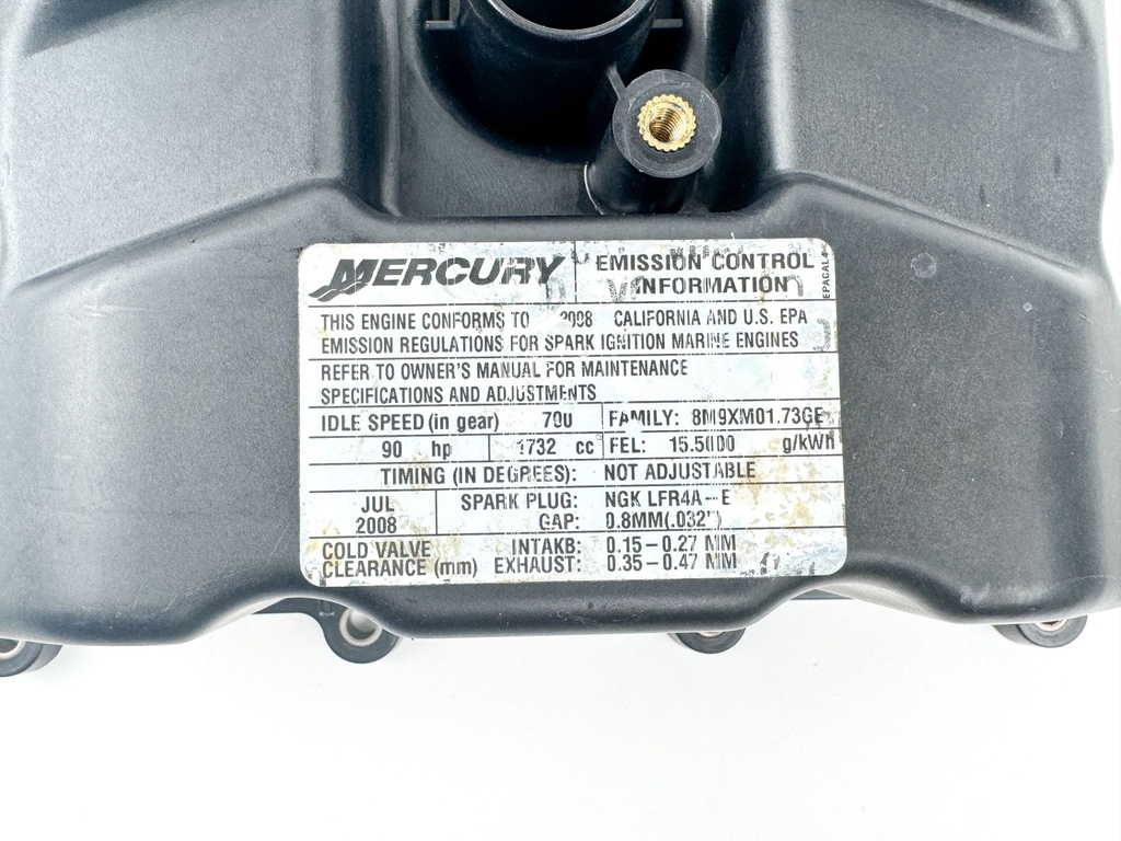 2008 Mercury 90 HP 4 Stroke Outboard Cylinder Head 897954A03 OEM