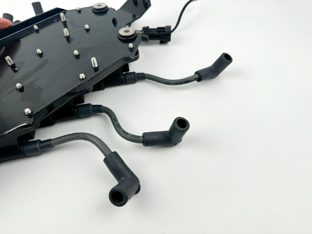 2003 Mercury 150 HP 2 Stroke Outboard Ignition Coil Set W/ Plate 827509T7 OEM