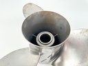 Quicksilver Thunderbolt Stainless Steel Prop Propeller 15 1/2" x 17P 3 Blade