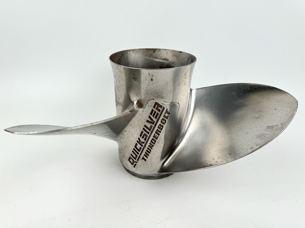 Quicksilver Thunderbolt Stainless Steel Prop Propeller 15 1/2" x 17P 3 Blade