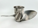 Quicksilver Thunderbolt Stainless Steel Prop Propeller 15 1/2" x 17P 3 Blade
