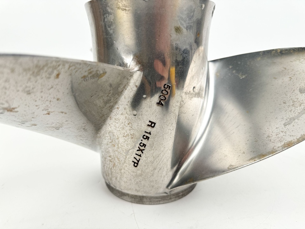 Quicksilver Thunderbolt Stainless Steel Prop Propeller 15 1/2" x 17P 3 Blade