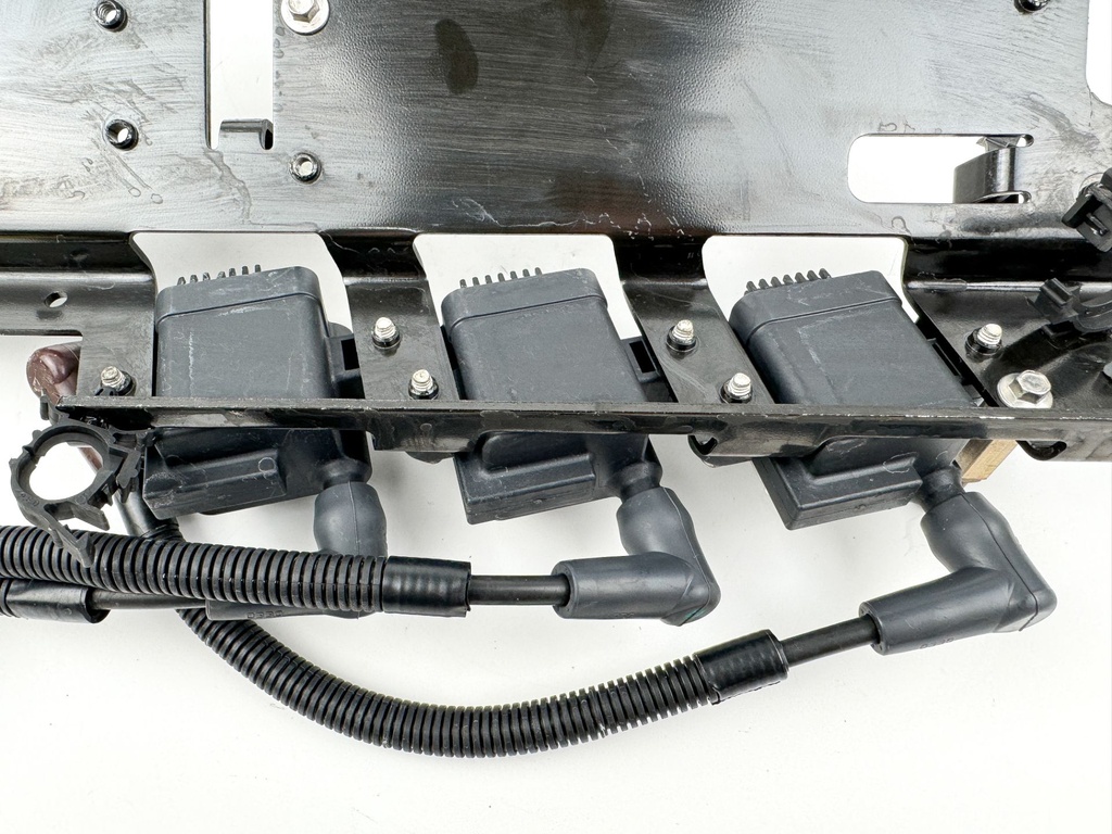 2009 Mercury 75 HP 2 Stroke Outboard Ignition Coil Set W/ Plate 879984T00 OEM