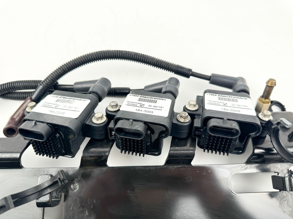 2009 Mercury 75 HP 2 Stroke Outboard Ignition Coil Set W/ Plate 879984T00 OEM