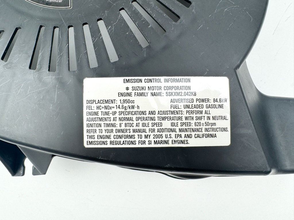 2007 Suzuki 115 HP 4 Stroke Outboard Flywheel Cover 11510-90J00 OEM