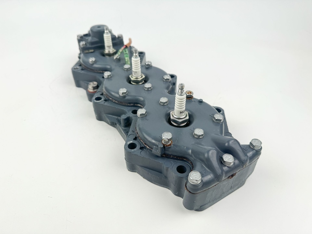 2006 Yamaha 90 HP 2 Stroke Outboard Cylinder Head Set 6H1-11111-01-1S OEM