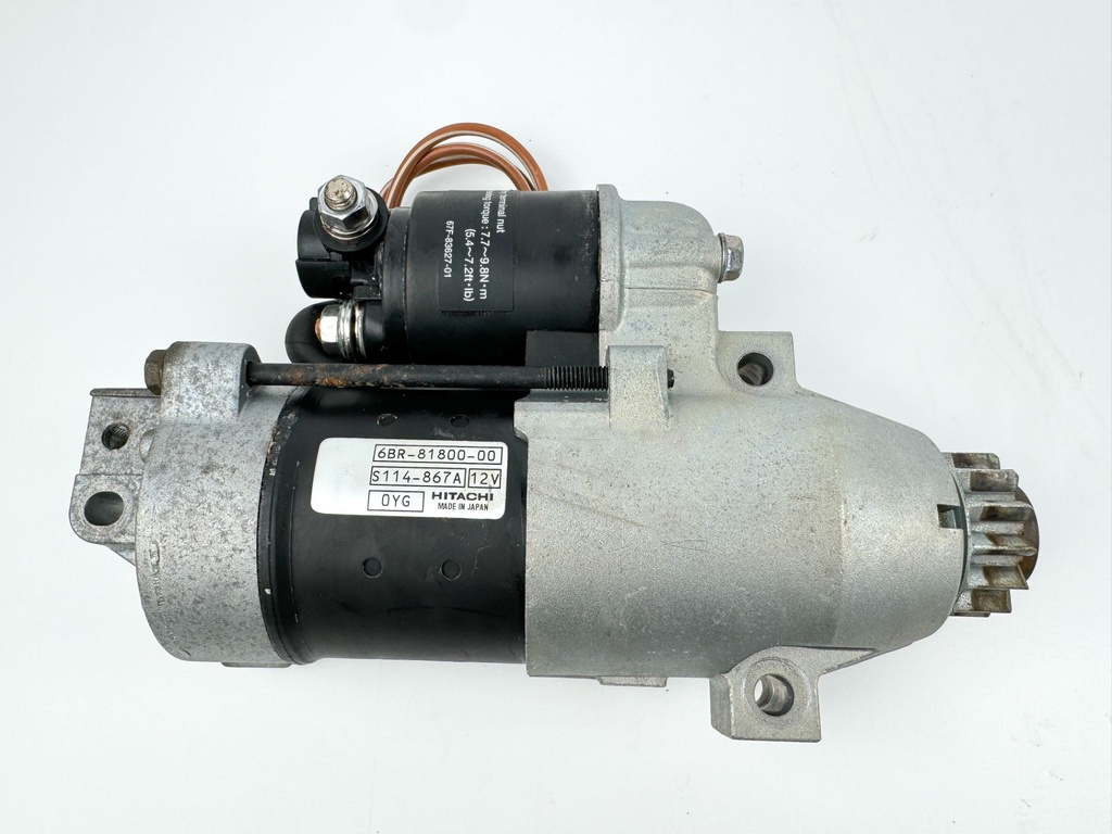 2011 Yamaha 150 HP 4 Stroke Outboard Starter Motor 6BR-81800-01-00 OEM
