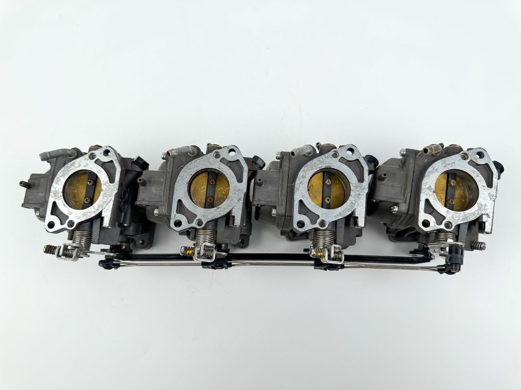 2005 Honda 90 HP 4 Stroke Outboard Carburetor Set 16101-ZW1-L41 OEM