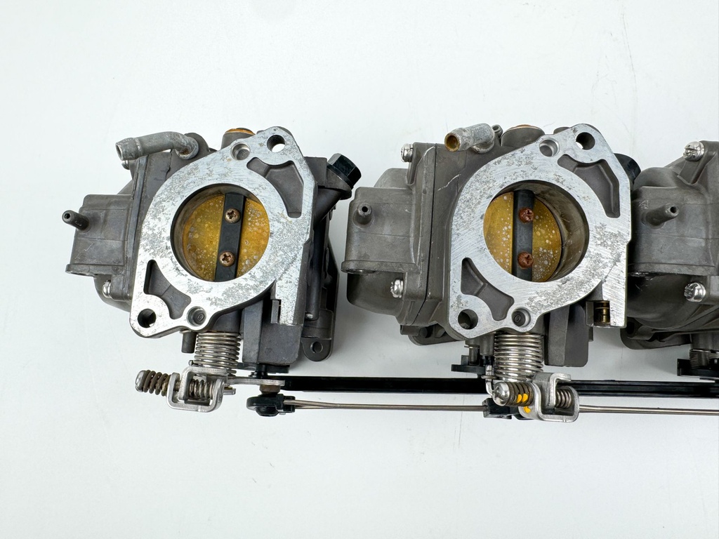 2005 Honda 90 HP 4 Stroke Outboard Carburetor Set 16101-ZW1-L41 OEM