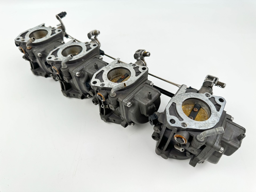 2005 Honda 90 HP 4 Stroke Outboard Carburetor Set 16101-ZW1-L41 OEM