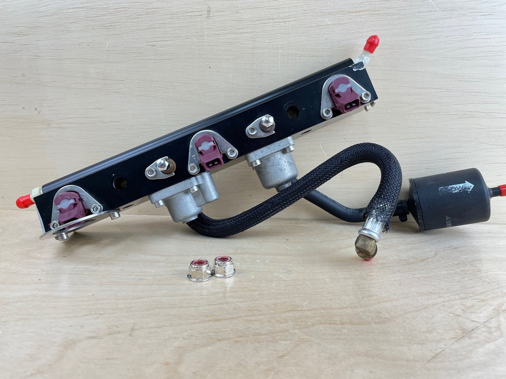 2010 Mercury 115HP Optimax 2 Stroke Outboard Fuel Rail Assembly 895750T02