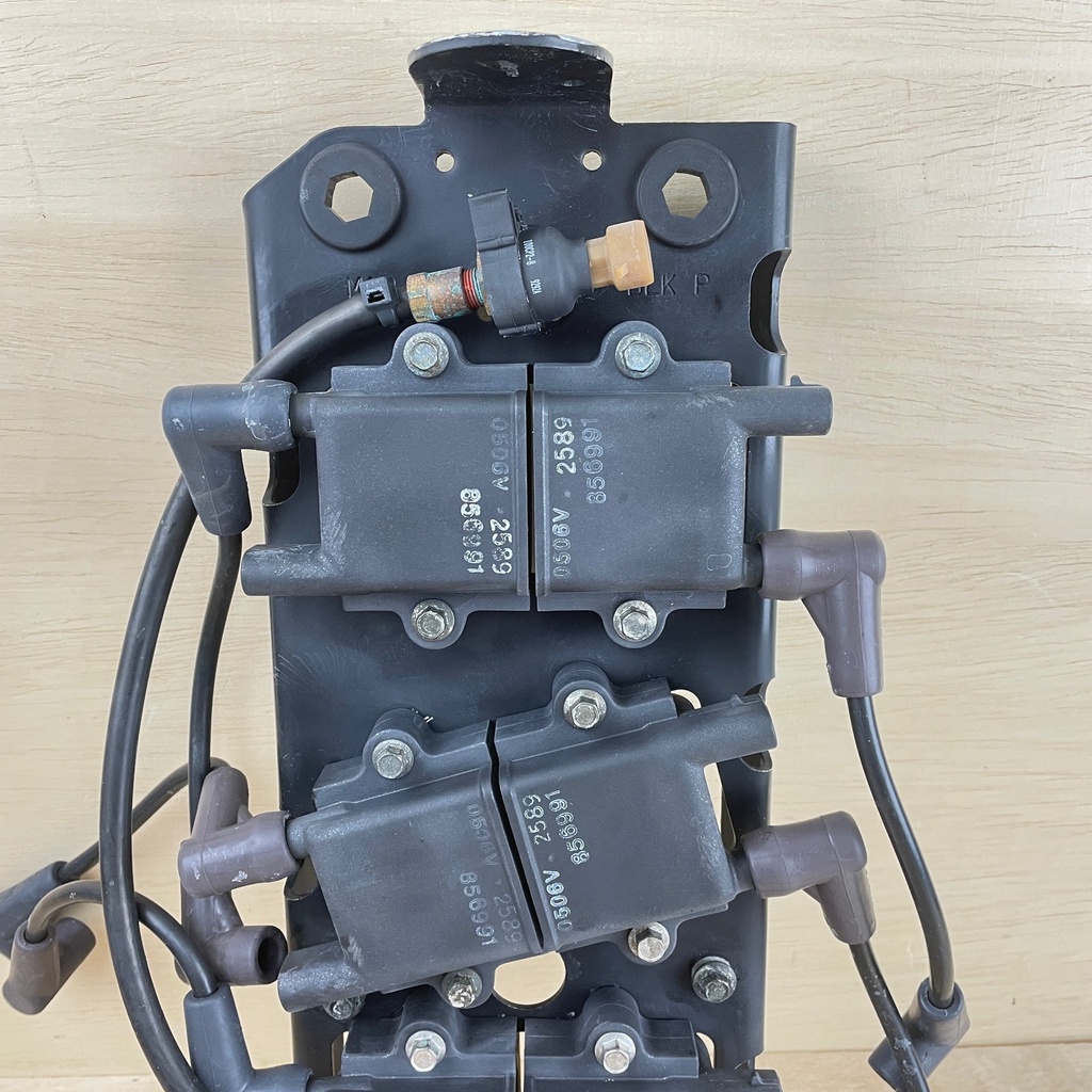 2000 Mercury 200HP Optimax DFI Ignition Coil Kit With Plate 856991A1 850295T4